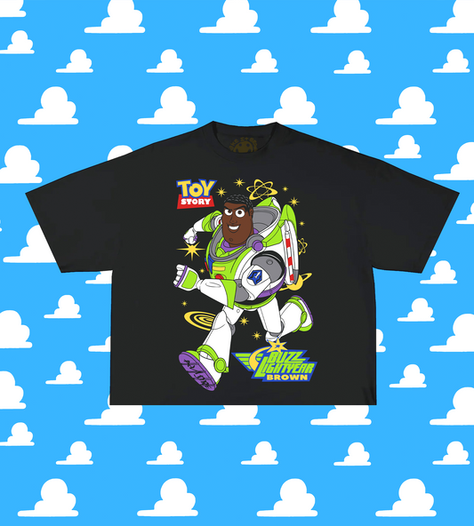 BUZZ LIGHTYEAR (BLACK-TSHIRT)