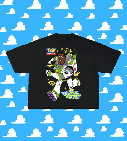 BUZZ LIGHTYEAR (BLACK-TSHIRT)