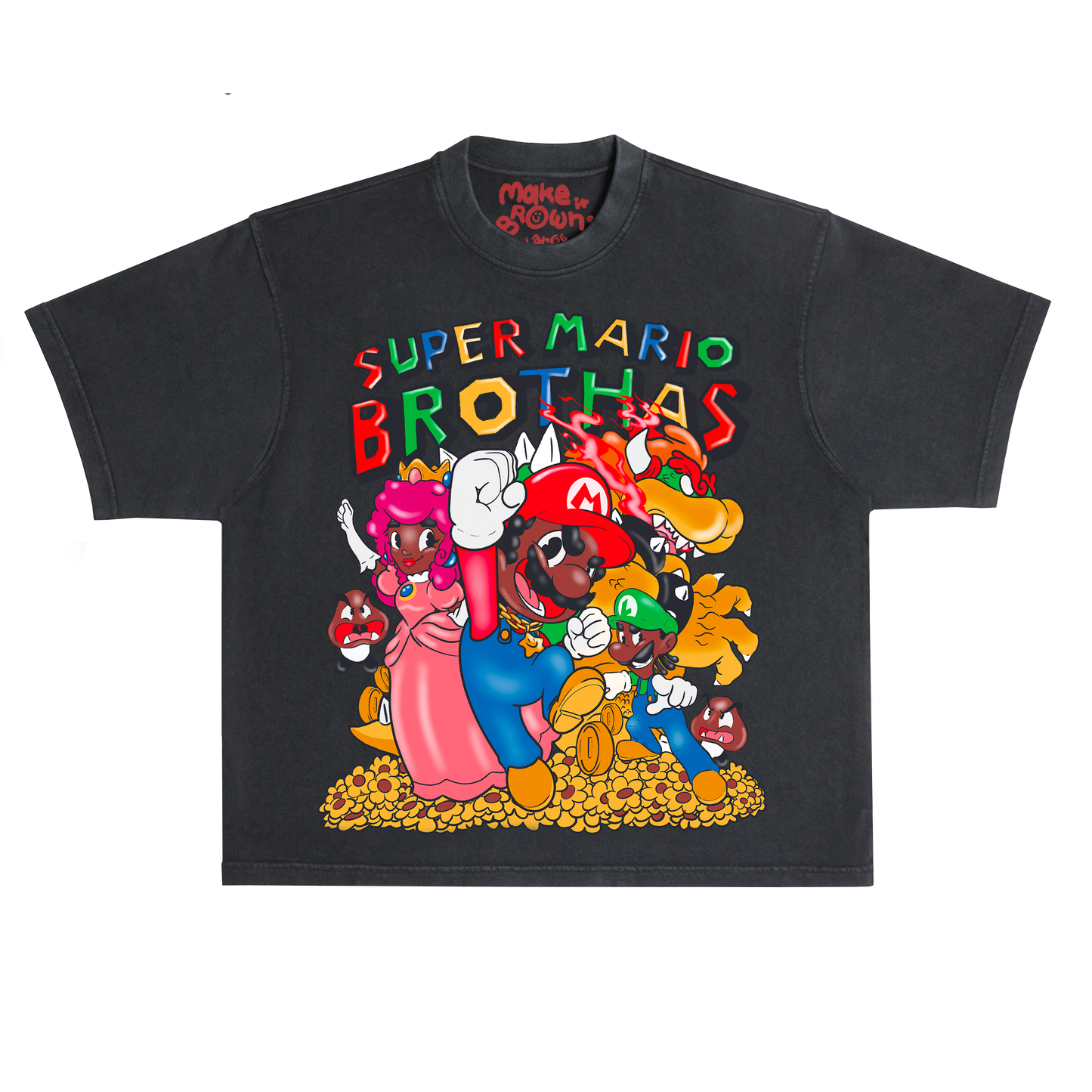 Super Mario Brothas (Vintage Black)